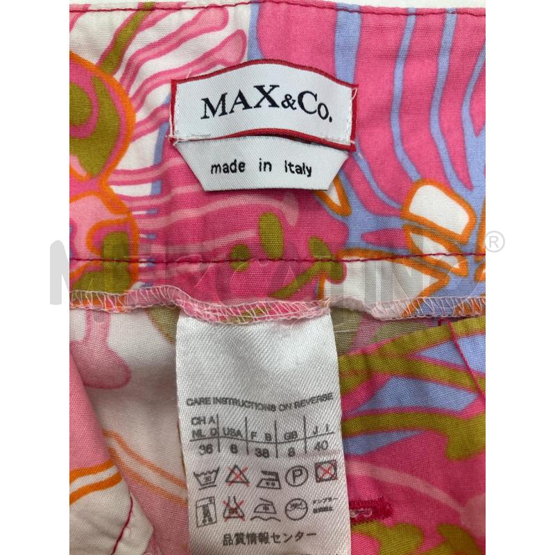 PINOCCHIETTO DONNA MAX&CO BIANCO FIORATO ROSA | Mercatino dell'Usato Gazzada schianno 3