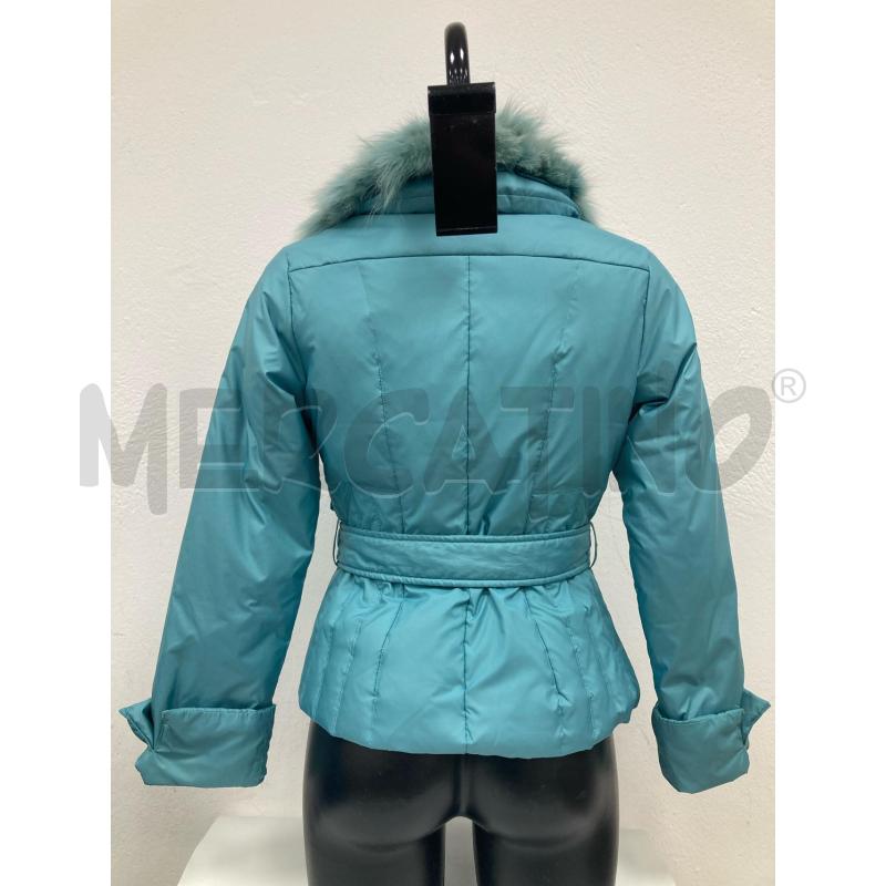 PIUMINO DONNA TRUSSARDI AZZURRO | Mercatino dell'Usato Gazzada schianno 2