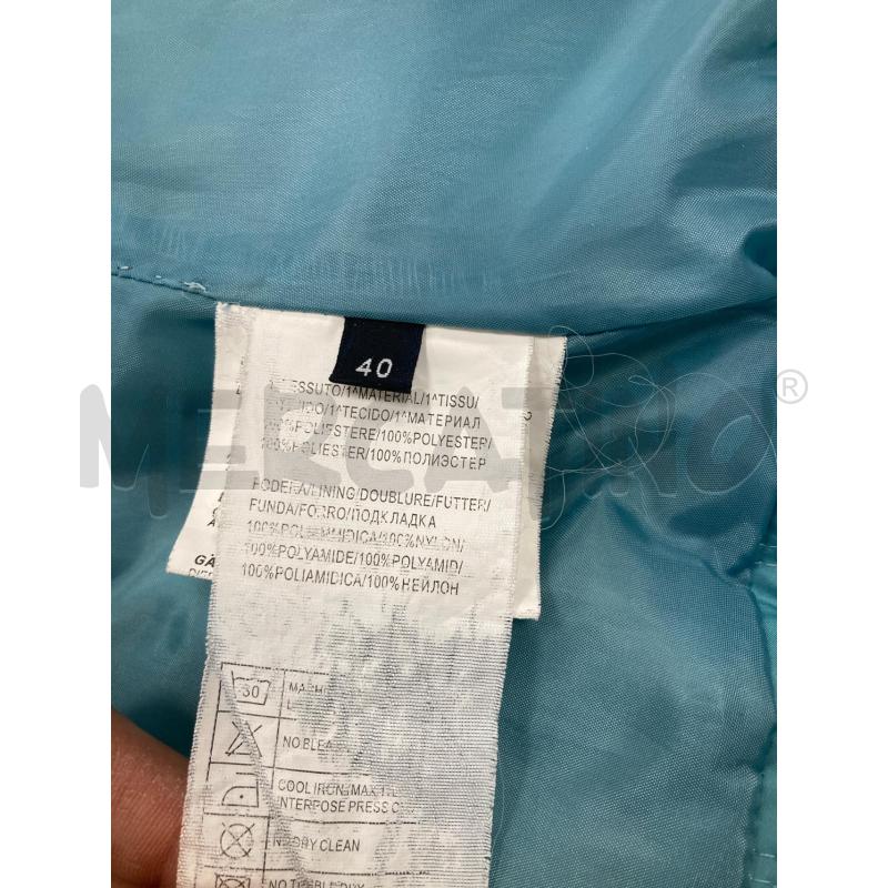 PIUMINO DONNA TRUSSARDI AZZURRO | Mercatino dell'Usato Gazzada schianno 5