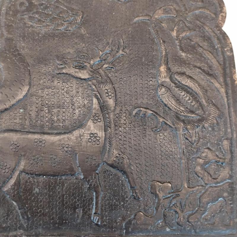 PLACCA D'EPOCA CINESE CON SIMBOLI BENEAUGURANTI | Mercatino dell'Usato Gazzada schianno 2
