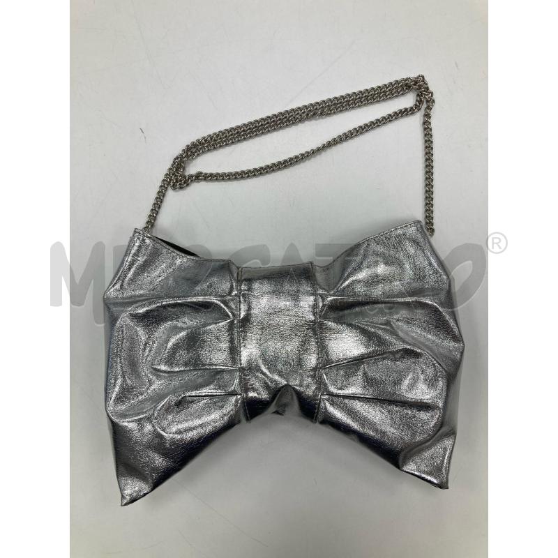 POCHETTE FURLA ARGENTO FIOCCO TRACOLLA ARGENTATA | Mercatino dell'Usato Gazzada schianno 2