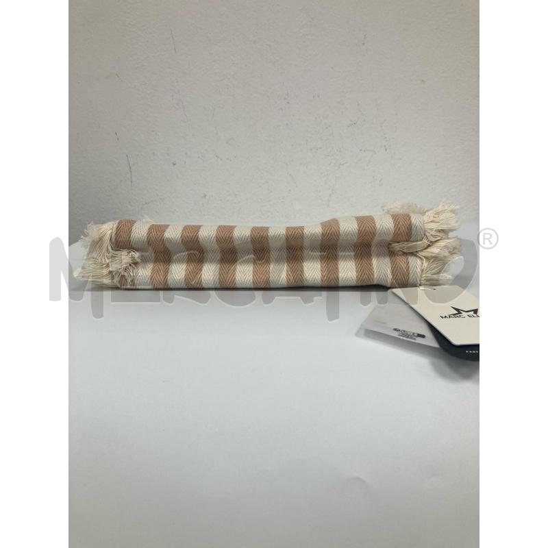 POCHETTE MARC ELLIS CARTELLINO BEIGE RIGHE ROSA FRANGE | Mercatino dell'Usato Gazzada schianno 3