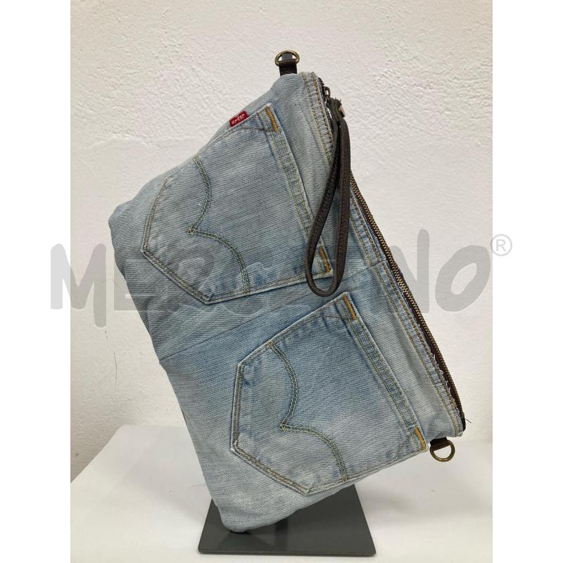 POCHETTE TESSUTO LEVIS CHIARO CARTELLINO | Mercatino dell'Usato Gazzada schianno 1