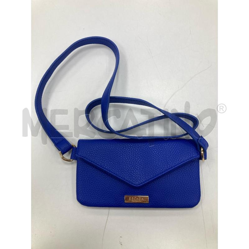 POCHETTE TRACOLLA BLU ESCADA | Mercatino dell'Usato Gazzada schianno 1