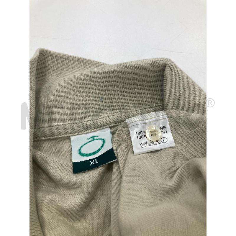 POLO UOMO BEIGE MANICHE CORTE | Mercatino dell'Usato Gazzada schianno 4