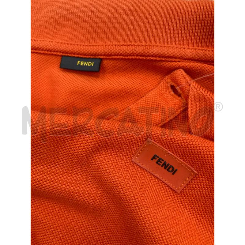 POLO UOMO FENDI ARANCIONE | Mercatino dell'Usato Gazzada schianno 3