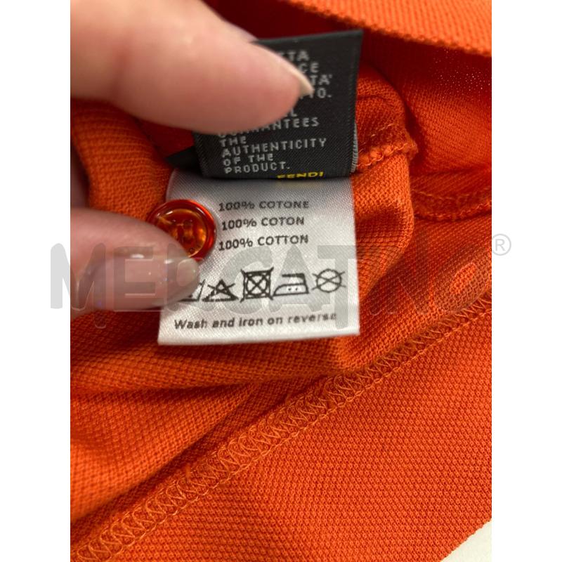 POLO UOMO FENDI ARANCIONE | Mercatino dell'Usato Gazzada schianno 4