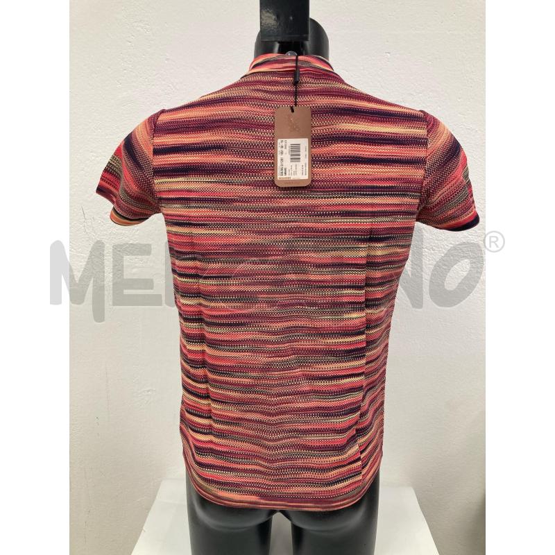POLO UOMO MISSONI MELANGE ROSA CARTELLINO | Mercatino dell'Usato Gazzada schianno 2