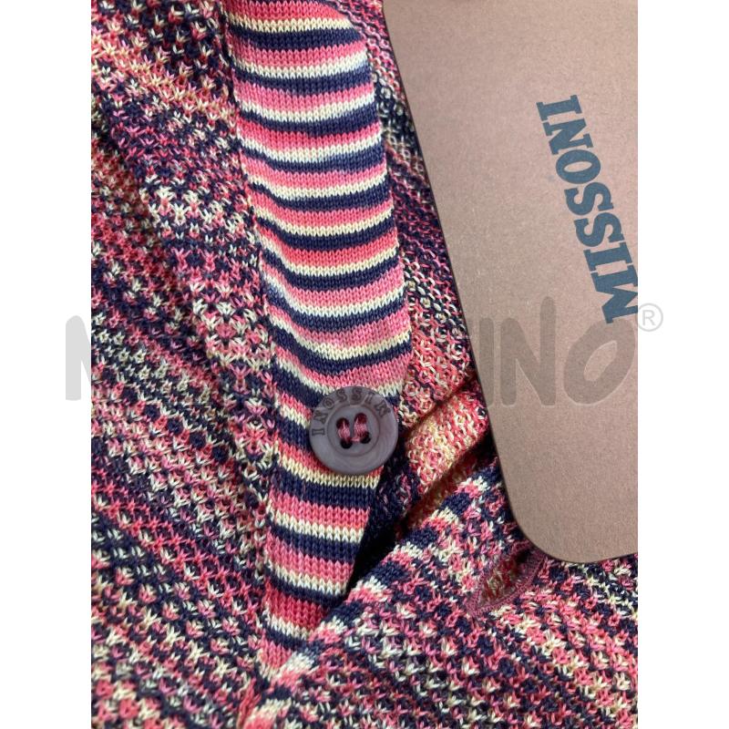 POLO UOMO MISSONI MELANGE ROSA CARTELLINO | Mercatino dell'Usato Gazzada schianno 5