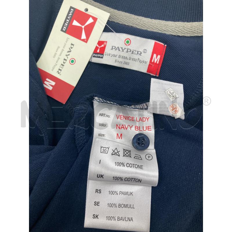 POLO UOMO PAYPER AW139 BLU CARTELLINO | Mercatino dell'Usato Gazzada schianno 5