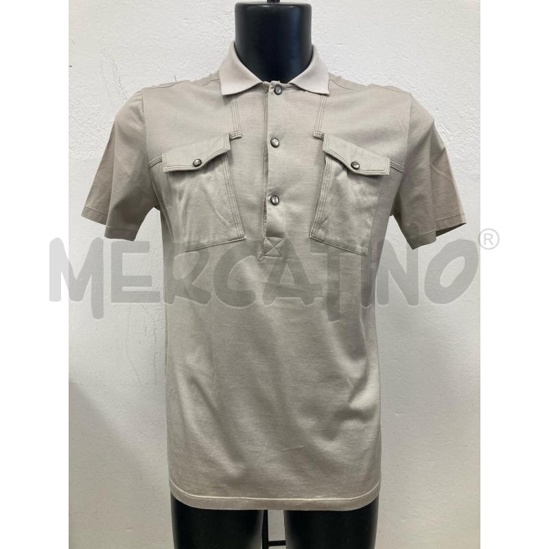 POLO UOMO VERSACE MANICA CORTA BEIGE | Mercatino dell'Usato Gazzada schianno 1