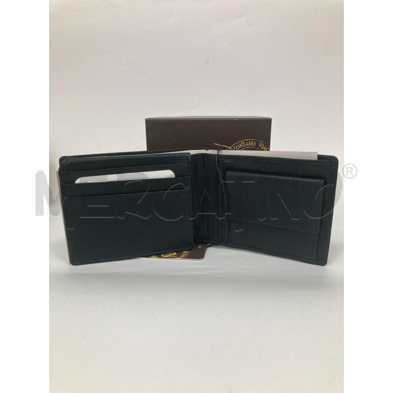 PORTA FOGLIO BY ALVIERO MARTINI PELLE NERO CARTELLINO | Mercatino dell'Usato Gazzada schianno 3