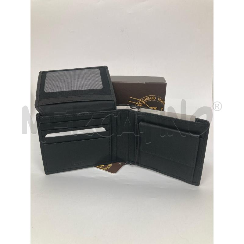 PORTA FOGLIO BY ALVIERO MARTINI PELLE NERO CARTELLINO | Mercatino dell'Usato Gazzada schianno 4