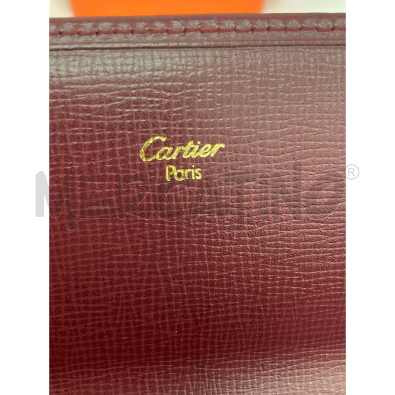 PORTA FOGLIO CARTIER BORDEAUX | Mercatino dell'Usato Gazzada schianno 3