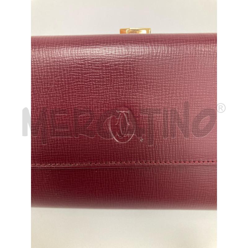 PORTA FOGLIO CARTIER BORDEAUX | Mercatino dell'Usato Gazzada schianno 5