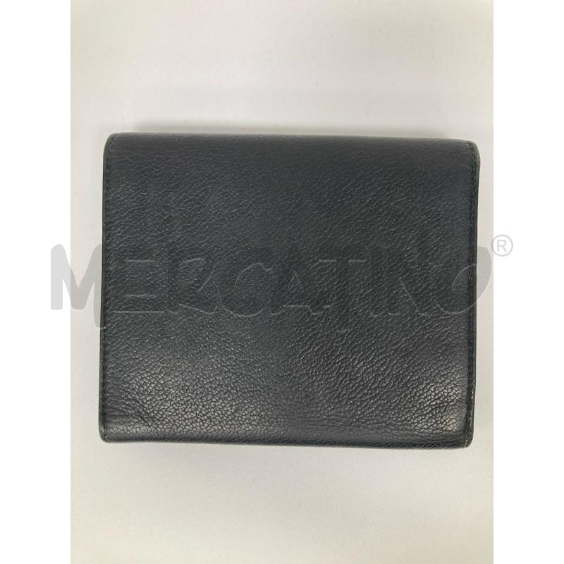 PORTA FOGLIO DONNA BALLY PELLE NERO CHIUSURA DORATA | Mercatino dell'Usato Gazzada schianno 2