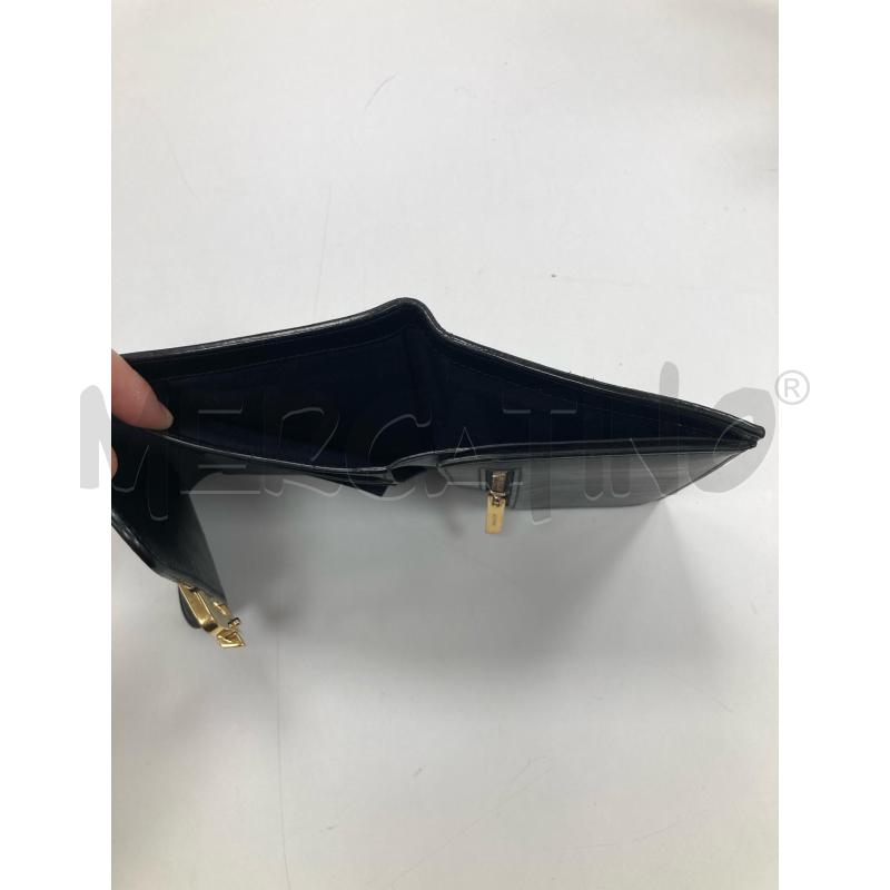 PORTA FOGLIO DONNA BALLY PELLE NERO CHIUSURA DORATA | Mercatino dell'Usato Gazzada schianno 4