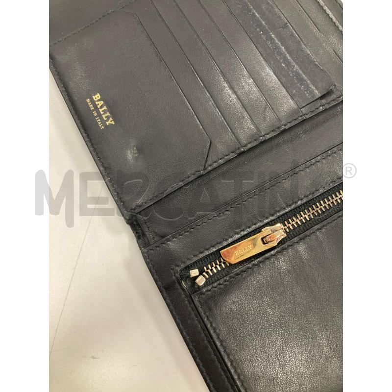PORTA FOGLIO DONNA BALLY PELLE NERO CHIUSURA DORATA | Mercatino dell'Usato Gazzada schianno 5
