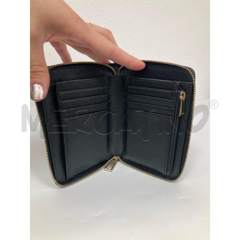 PORTA FOGLIO FURLA PELLE NERO  | Mercatino dell'Usato Gazzada schianno 2