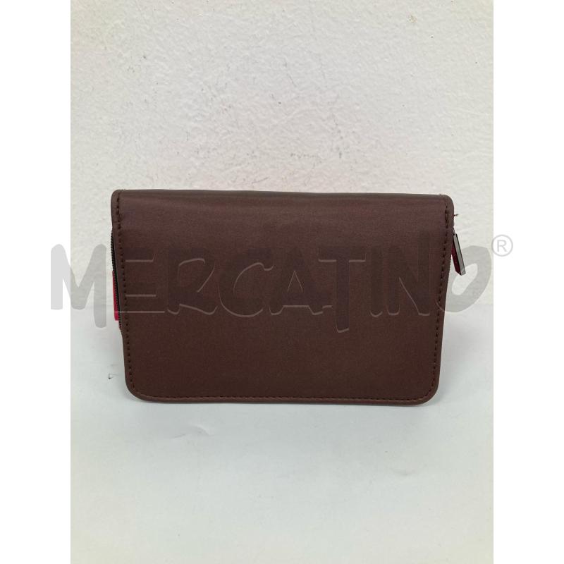 PORTA FOGLIO GATTINONI JEANS MARRONE TESSUTO  | Mercatino dell'Usato Gazzada schianno 5