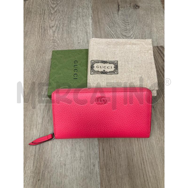PORTA FOGLIO GUCCI PELLE ROSA | Mercatino dell'Usato Gazzada schianno 1