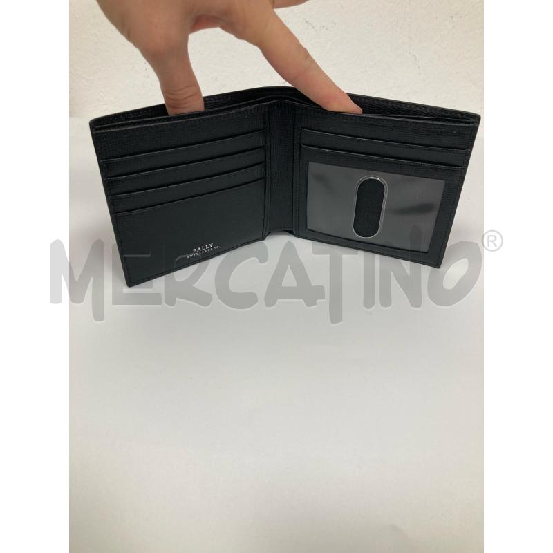 PORTA FOGLIO UOMO BALLY PELLE NERO  | Mercatino dell'Usato Gazzada schianno 3
