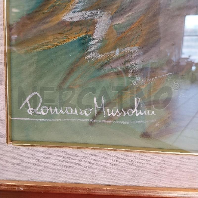 ROMANO MUSSOLINI QUADRO PAGLIACCIO 60X 40 | Mercatino dell'Usato Gazzada schianno 2