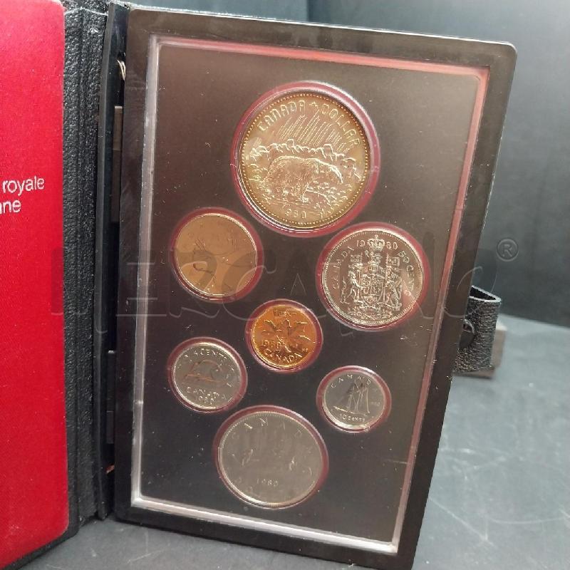 ROYAL CANADIAN SERIE MONETE MINT 1980 | Mercatino dell'Usato Gazzada schianno 1