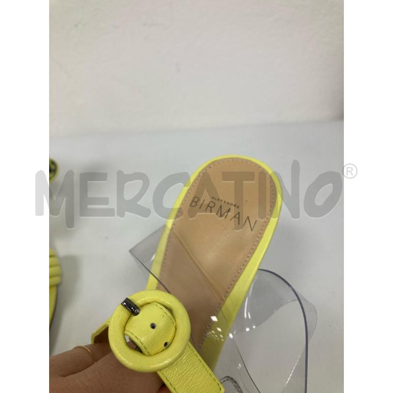 SANDALI CON TACCO ALEXANDRE BIRMAN GIALLI FLUO | Mercatino dell'Usato Gazzada schianno 5