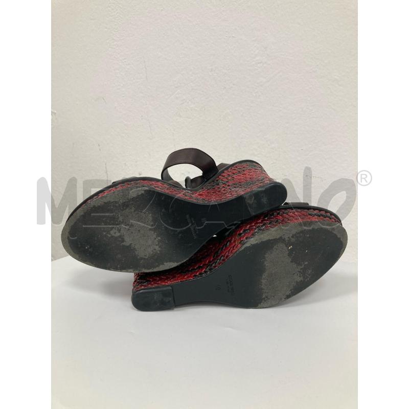 SANDALI DONNA BOTTEGA VENETA ROSSI MARRONI | Mercatino dell'Usato Gazzada schianno 4