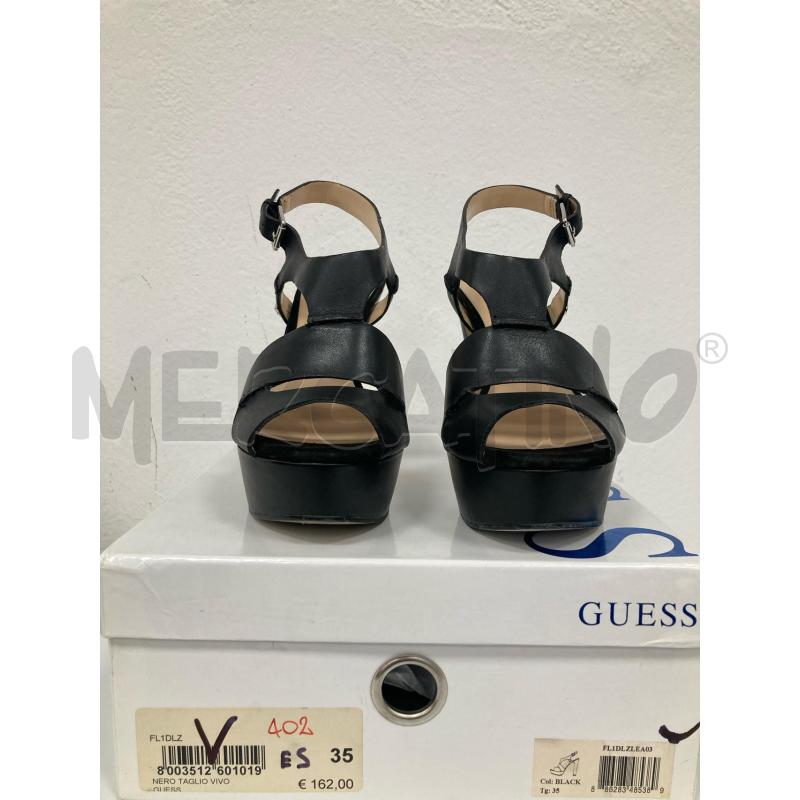 SANDALI DONNA GUESS ALTI NERI | Mercatino dell'Usato Gazzada schianno 2