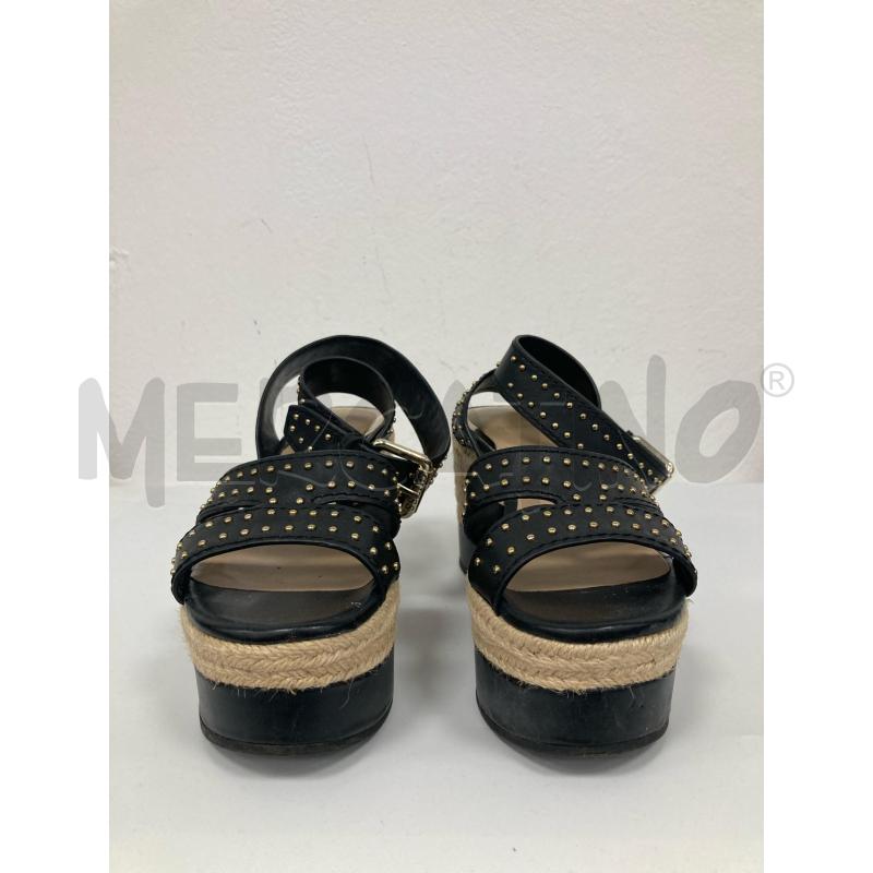 SANDALI DONNA GUESS NERI BORCHIE PARA CORDA  | Mercatino dell'Usato Gazzada schianno 2