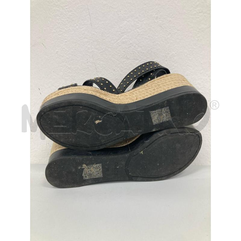 SANDALI DONNA GUESS NERI BORCHIE PARA CORDA  | Mercatino dell'Usato Gazzada schianno 4