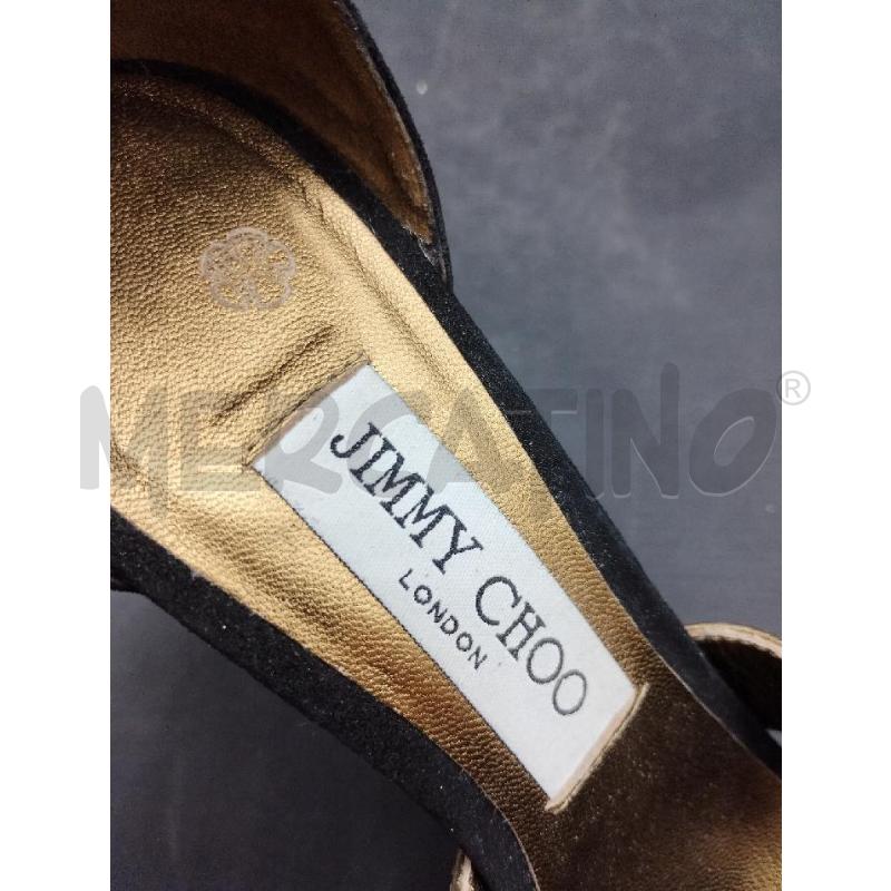 SANDALI DONNA JIMMY CHOO  NERO  | Mercatino dell'Usato Gazzada schianno 3