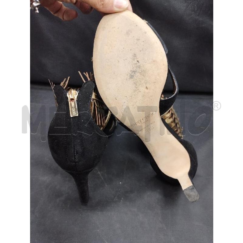 SANDALI DONNA JIMMY CHOO  NERO  | Mercatino dell'Usato Gazzada schianno 5