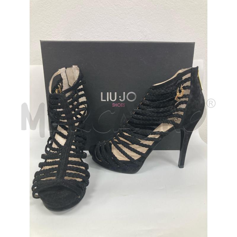 SANDALI DONNA LIUJO NERO CON TACCO | Mercatino dell'Usato Gazzada schianno 2