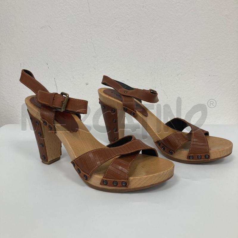 SANDALI DONNA STUDIO POLLINI MARRONI | Mercatino dell'Usato Gazzada schianno 1