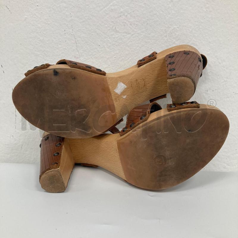SANDALI DONNA STUDIO POLLINI MARRONI | Mercatino dell'Usato Gazzada schianno 4