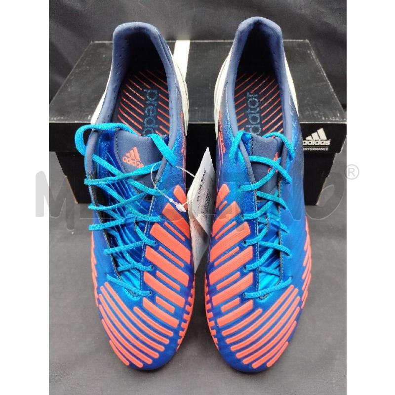 SCARPETTE CALCIO ADIDAS AZZURRE ARANCIONI | Mercatino dell'Usato Gazzada schianno 2