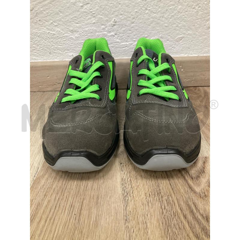 SCARPE ANTINFORTUNISTICHE UPOWER GRIGIO VERDE  | Mercatino dell'Usato Gazzada schianno 2