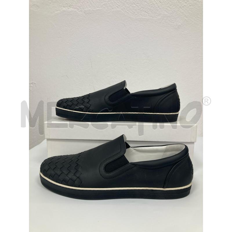 SCARPE BOTTEGA VENETA NERE INTRECCIO MAI INDOSSATE  | Mercatino dell'Usato Gazzada schianno 1