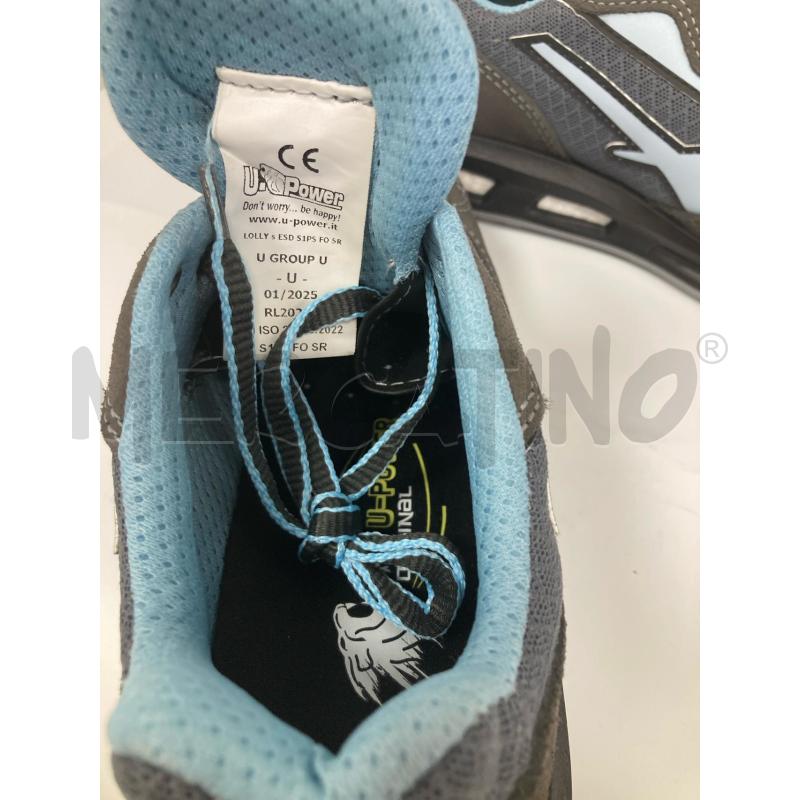 SCARPE DONNA ANTINFORTUNISTICHE UPOWER GRIGIE AZZURRE | Mercatino dell'Usato Gazzada schianno 5