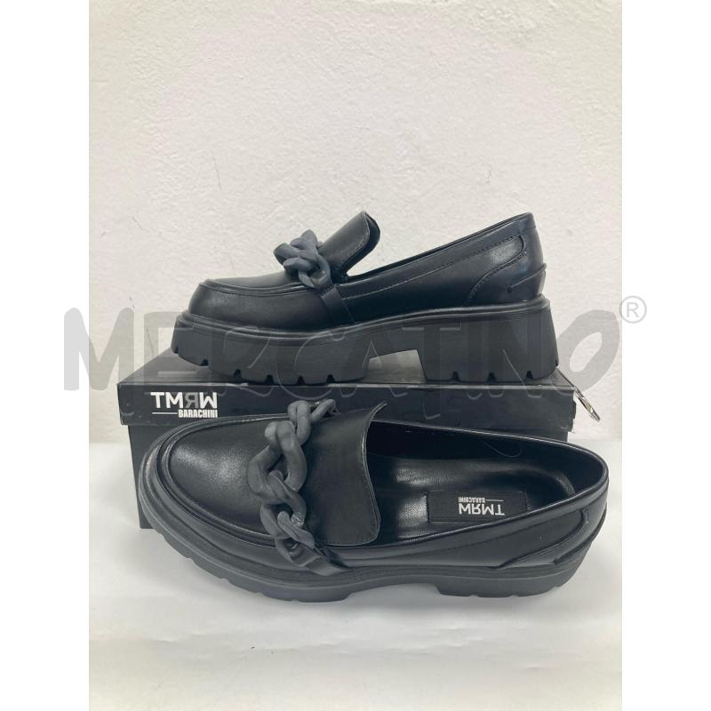 SCARPE DONNA BARACHINI NERE CATENA GRIGIA | Mercatino dell'Usato Gazzada schianno 1