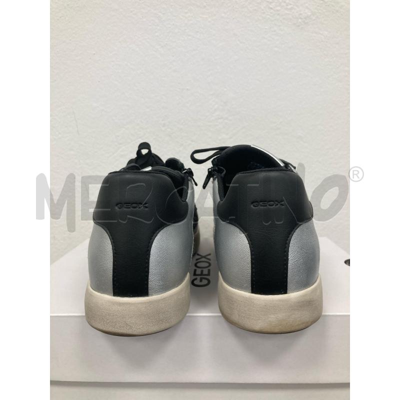 SCARPE DONNA GEOX NERA GLITTER GRIGIA | Mercatino dell'Usato Gazzada schianno 3