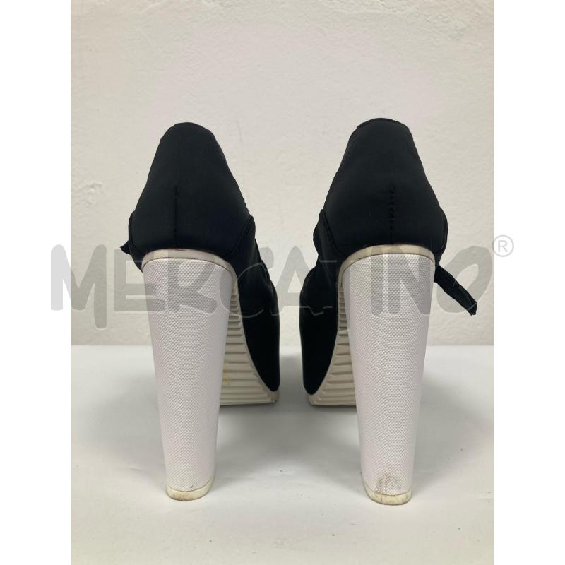 SCARPE DONNA JEFFREY CAMPBELLS NERE BIANCHE | Mercatino dell'Usato Gazzada schianno 3