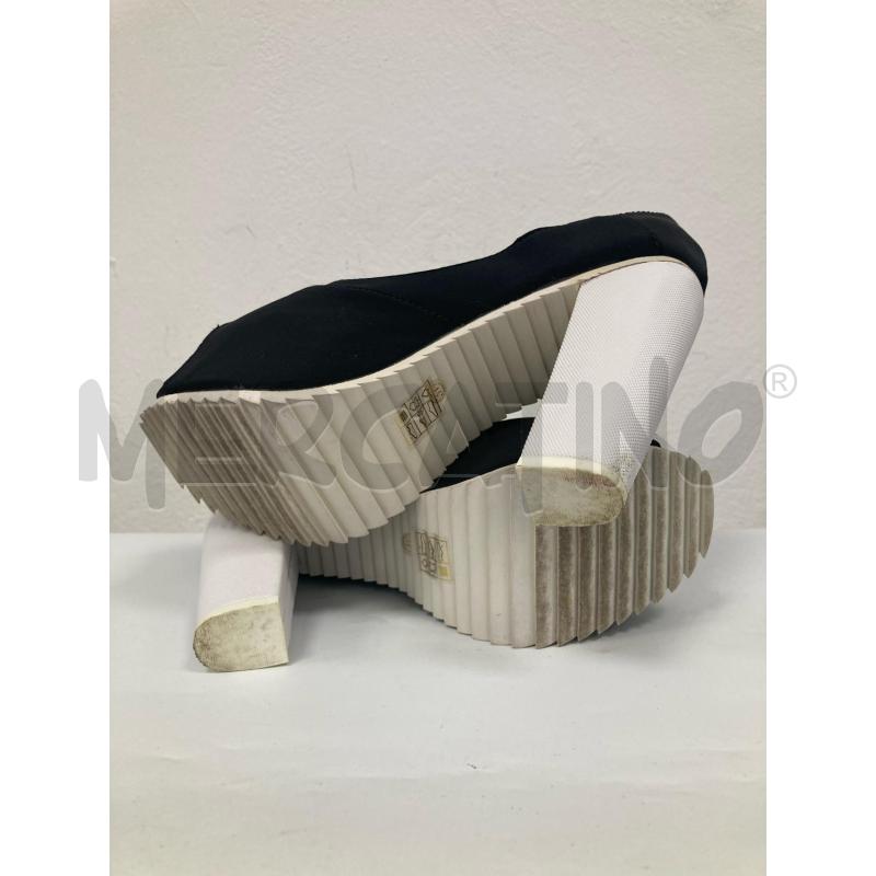 SCARPE DONNA JEFFREY CAMPBELLS NERE BIANCHE | Mercatino dell'Usato Gazzada schianno 4