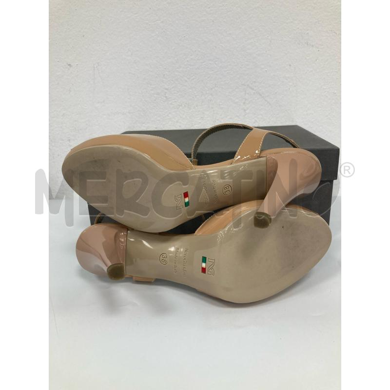 SCARPE DONNA NERO GIARDINI VERNICE NUDO PUNTA APERTA | Mercatino dell'Usato Gazzada schianno 4