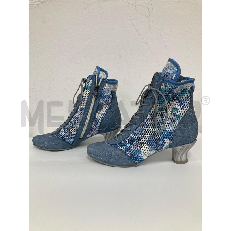 SCARPE DONNA SIMEN STIVALETTI AZZURRI  | Mercatino dell'Usato Gazzada schianno 1