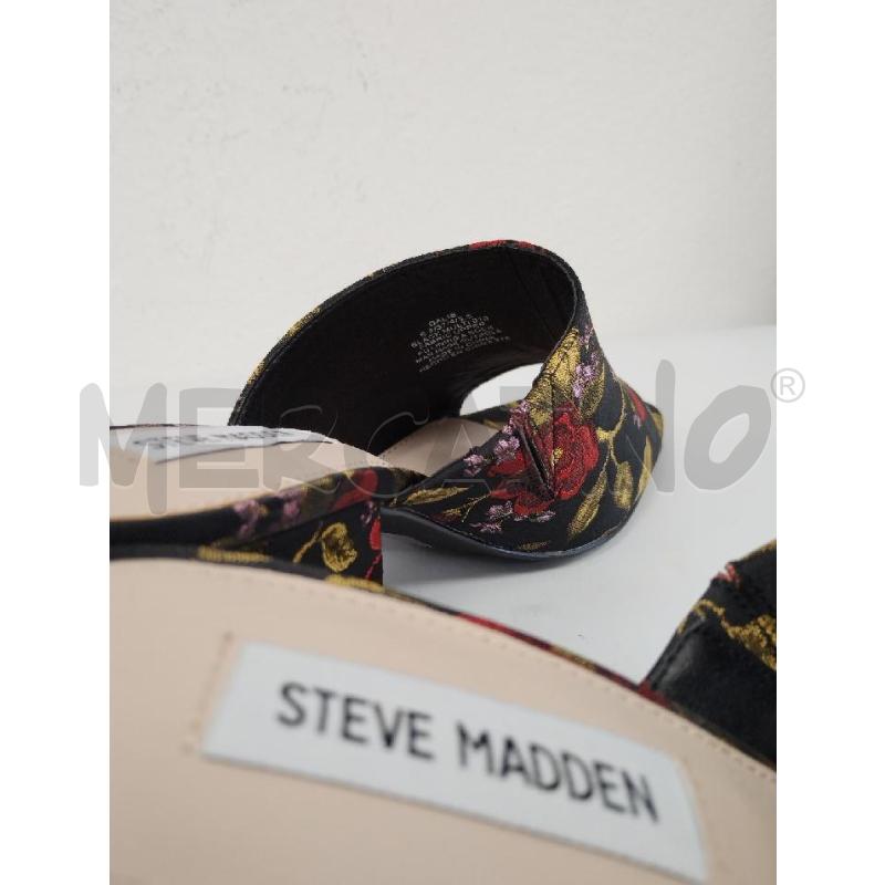 SCARPE DONNA STEVE MADDEN NERE RICAMO FIORATO | Mercatino dell'Usato Gazzada schianno 5