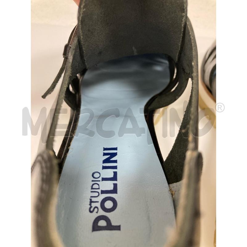 SCARPE DONNA STUDIO POLLINI NERE SUOLA GIALLA | Mercatino dell'Usato Gazzada schianno 5